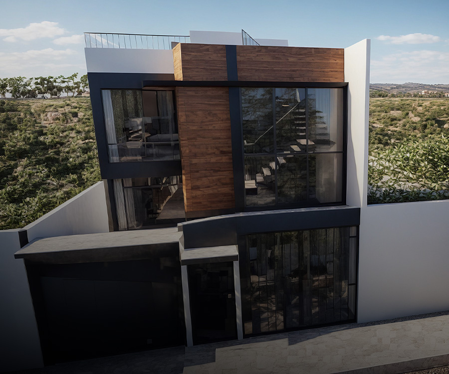 Modern Haven: Casa de lujo con diseño contemporáneo