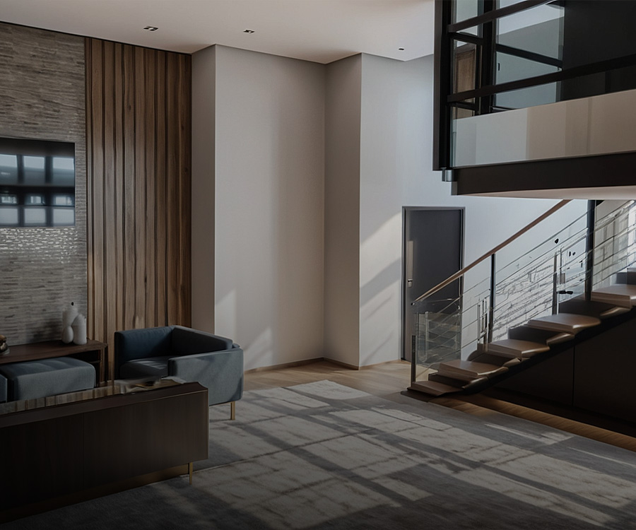 Urban Loft: Diseño de interiores moderno y minimalista